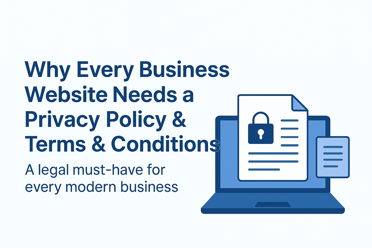 Why Every Business Website Needs a Privacy Policy & Terms & Conditions (T&C) in India